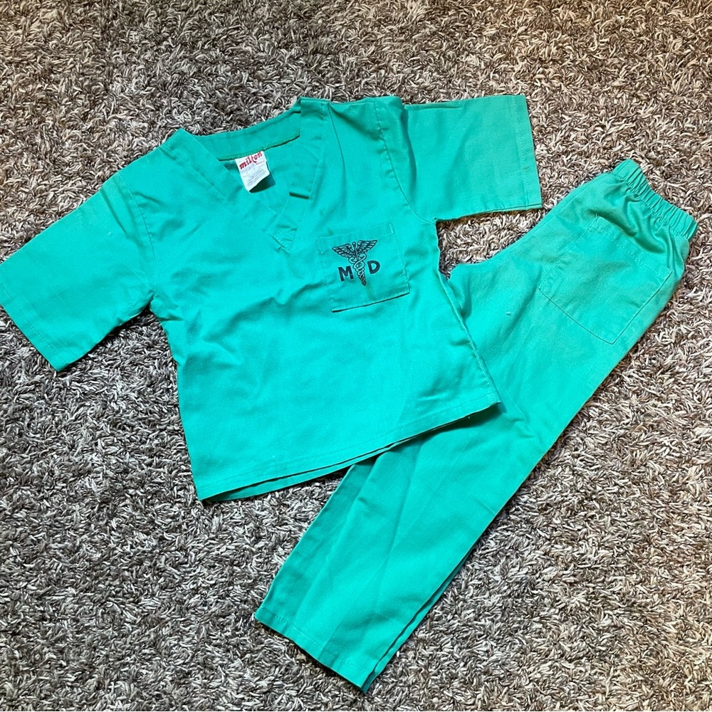 Vintage Toddler Medical Scrubs